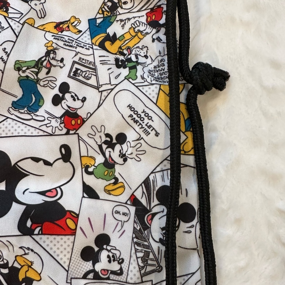 Disney Comic Strip Drawstring Backpack - image 8